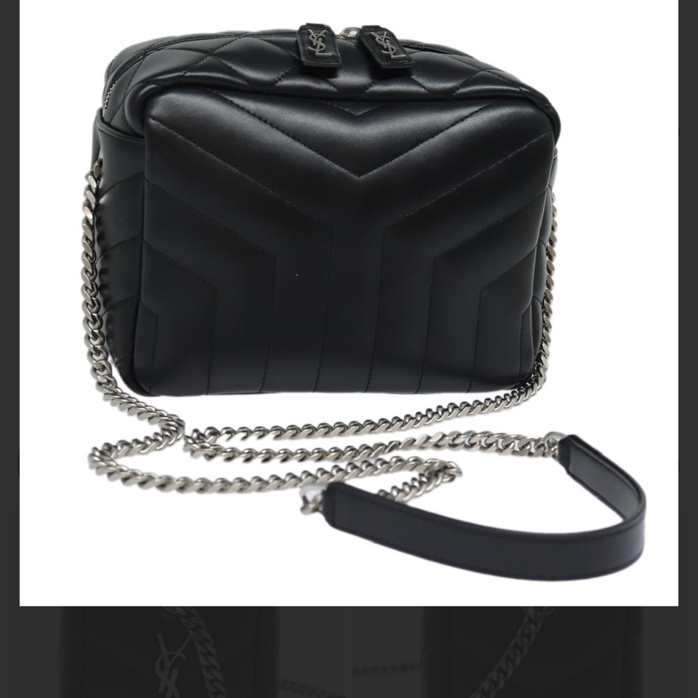 SAINT LAURENT Lulu Shoulder Bag Calfskin Black full inclusion - Picture 4 of 17